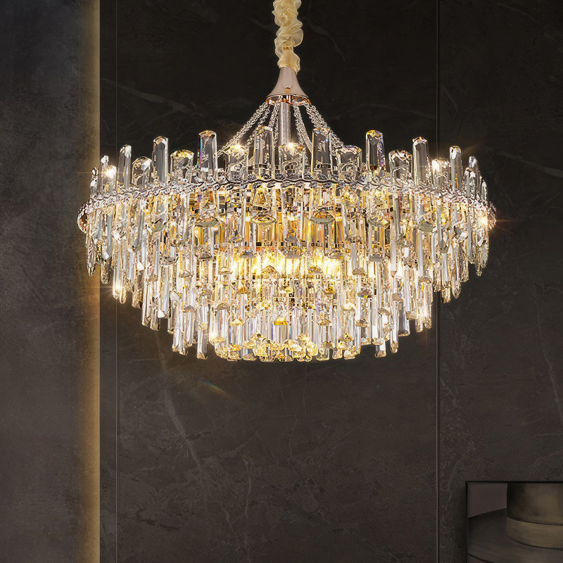 New Product Indoor Decoration Dining Room Living Room Led Crystal Luxury Chandelier Lamp