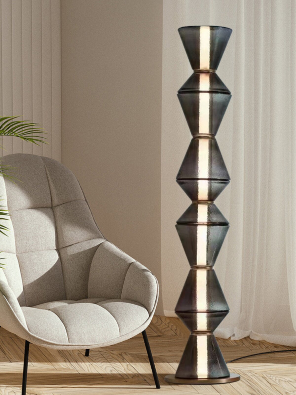 Nordic Floor Lamp Minimalism Modern Family Iiving Room Bedroom Creativity LED Decorative Standing Light