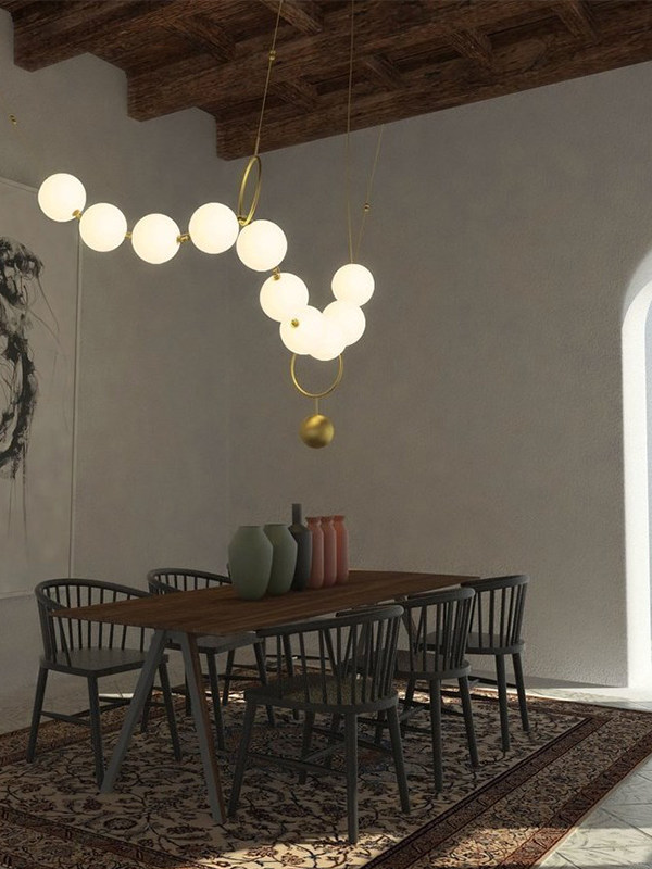 French pearl chandelier