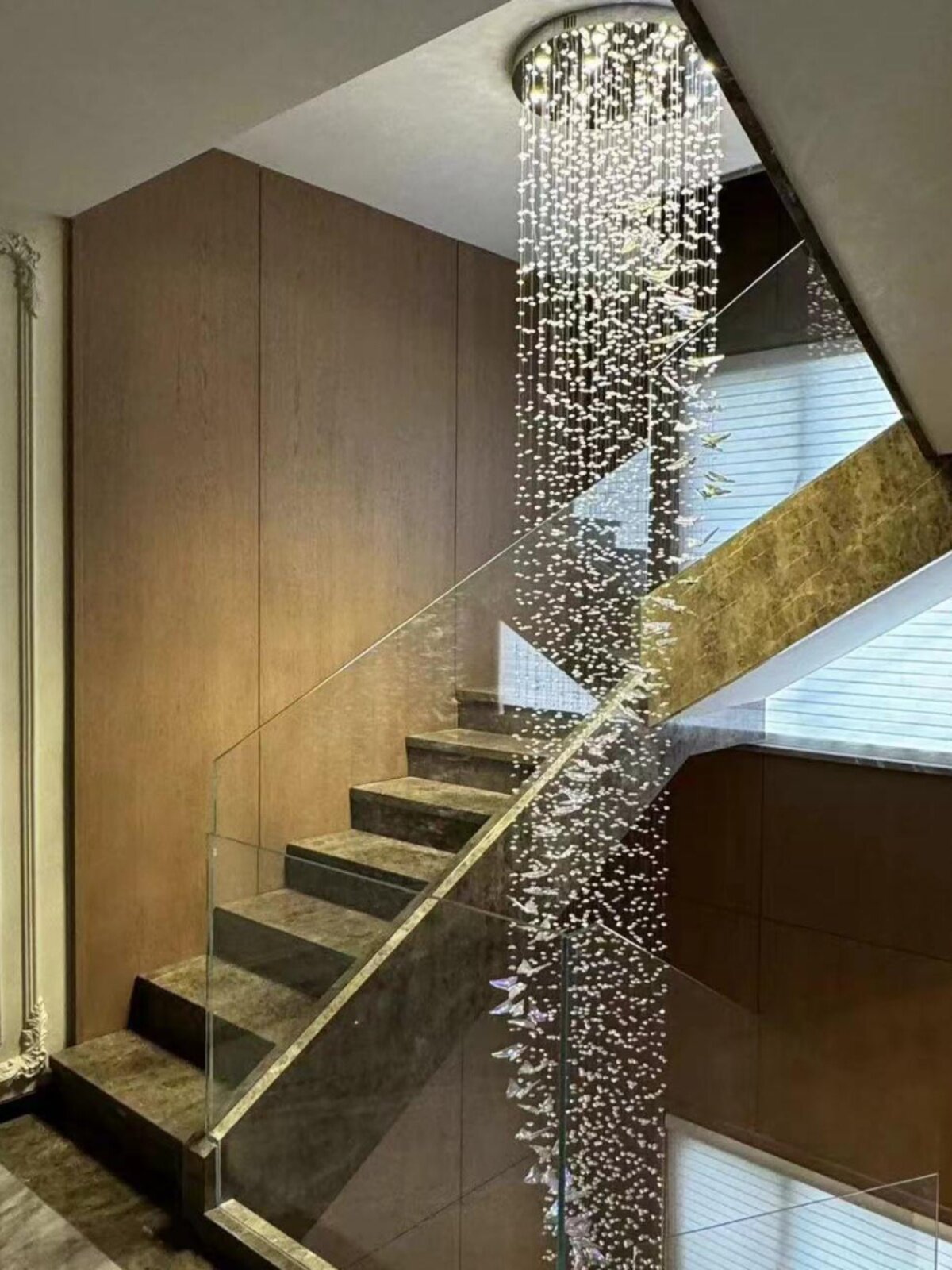 Chandeliers Pendant Lights Raindrop Large Crystal Chandelier Modern Coloful Oval Crystal Chandeliers