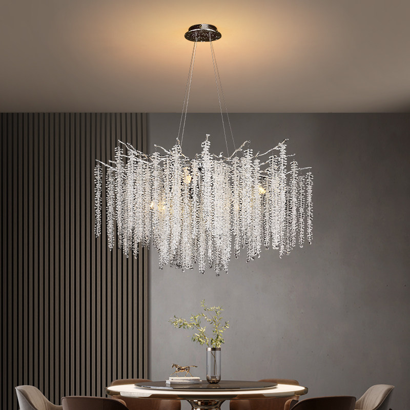 Luxury Indoor Decoration Hotel Lobby Church Villa Staircase Modern Large Crystal Chandelier