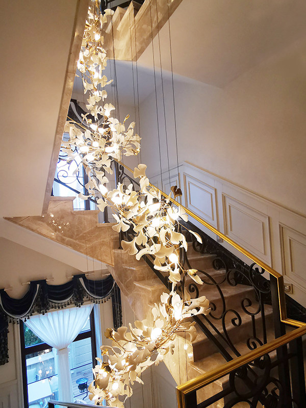 Luxury butterfly pendant lamp